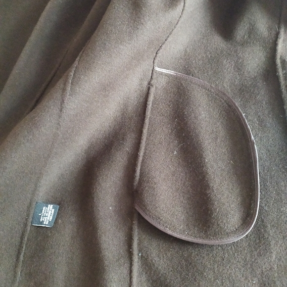 Wool Light Coat Jacket Size L - Picture 7 of 7